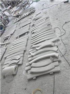 Grand Beige Marble Stairs In Spiral Desings