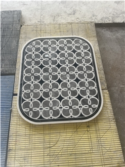 Marble Medallions Hotel Flooring Design