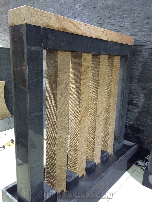 Outdoor Granite Stone Water Feature Fountain
