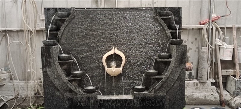 Outdoor Granite Stone Water Feature Fountain