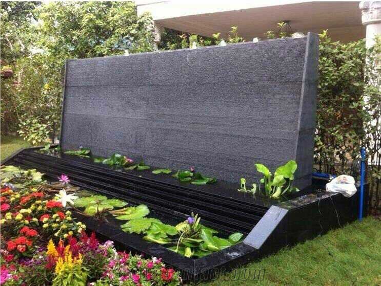 Outdoor Granite Stone Water Feature Fountain