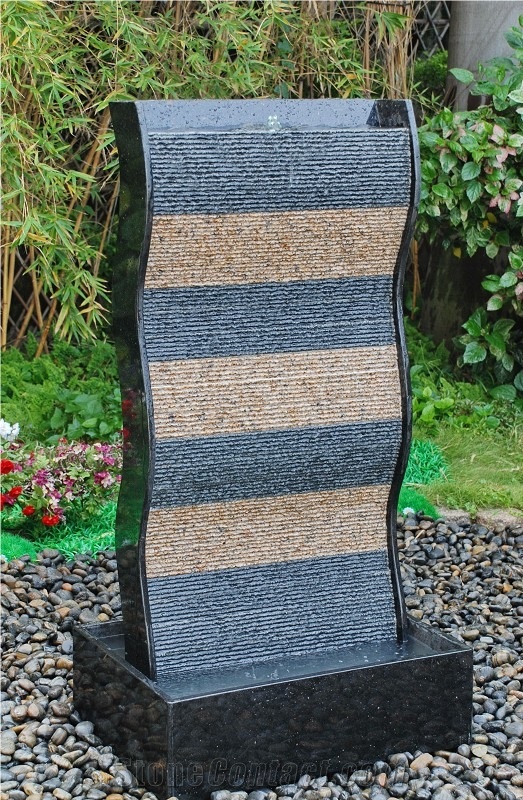 Outdoor Granite Stone Water Feature Fountain