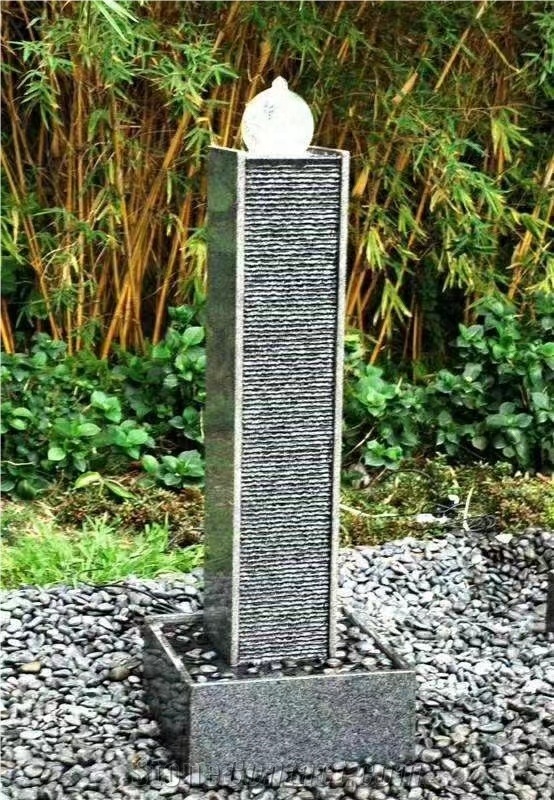 Stone Letter Alphabet Shape Fountains