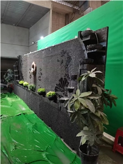 Wall Mounted Granite Stone Water Feature