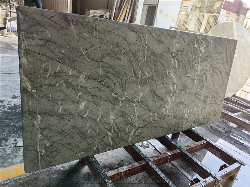 AST Cheapest Natural Stone Persian Green Marble Slabs