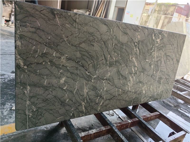 AST Cheapest Natural Stone Persian Green Marble Slabs