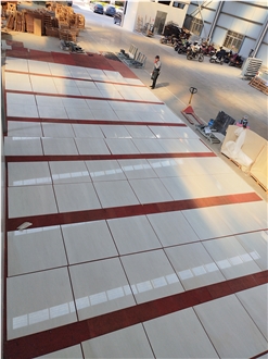 AST High Quality Polished Venice White Marble  Floor Tile