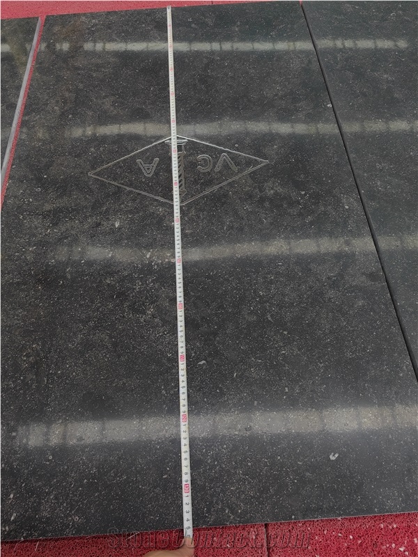 AST Wholesale Supplier Belgium Hardstone Noir De Mazy Limestone Tiles