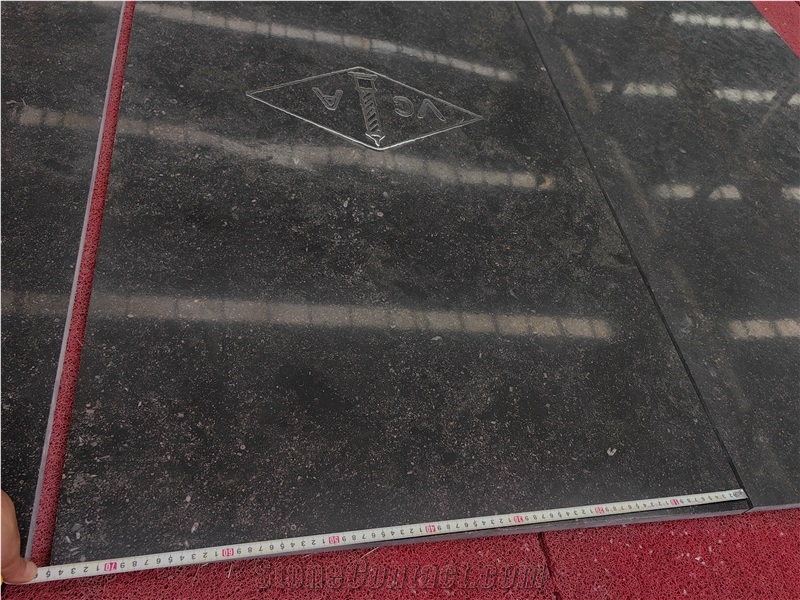 AST Wholesale Supplier Belgium Hardstone Noir De Mazy Limestone Tiles
