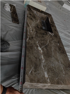 GOLDTOP European Network Natural Marble  Bath Top