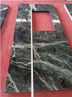 GOLDTOP Italy Verde Alpi Marble  Bathroom Countertop