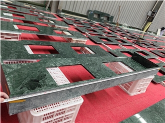 Verde Guatemala Emerald Green Marble Vanity Tops