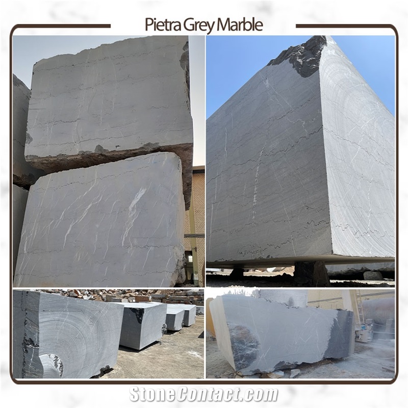 Esfahan Lashotor Pietra Gray Marble Blocks