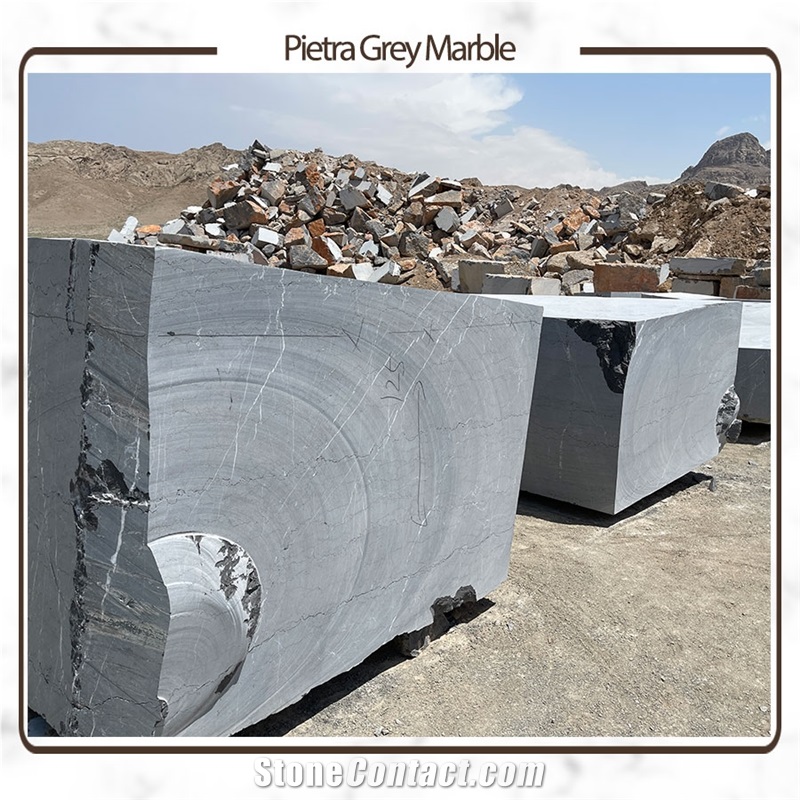 Esfahan Lashotor Pietra Gray Marble Blocks