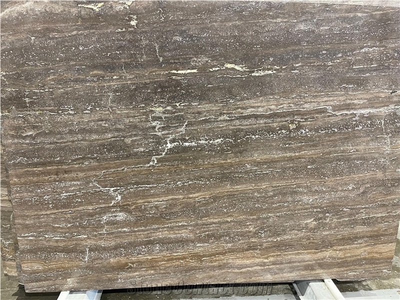 Dark Silver Travertine Slabs, Travertine Tiles