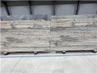 Titanium Silver Travertine Slabs And Tiles