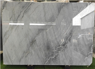 Bruce Grey Marble Slabs  For Bathroom Wall Background Wall