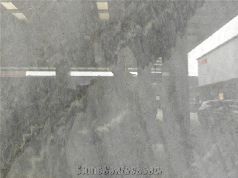 Bruce Grey Marble Slabs  For Bathroom Wall Background Wall