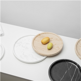 Custom Antique Travertine Display Tray Home Decor Products