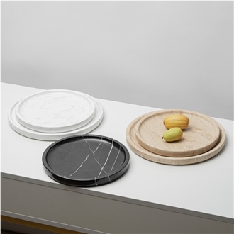 Custom Antique Travertine Display Tray Home Decor Products