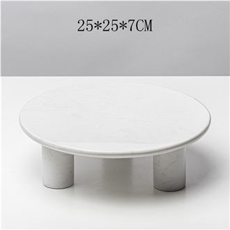 Custom Modern Natural Marble Plates Home Decor Products