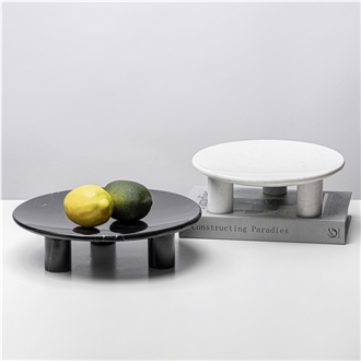 Custom Modern Natural Marble Plates Home Decor Products