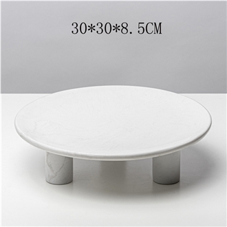 Custom Modern Natural Marble Plates Home Decor Products