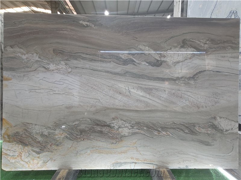 Customizable Luxury Aquarella Macauba Quartzite Quartzite Slabs
