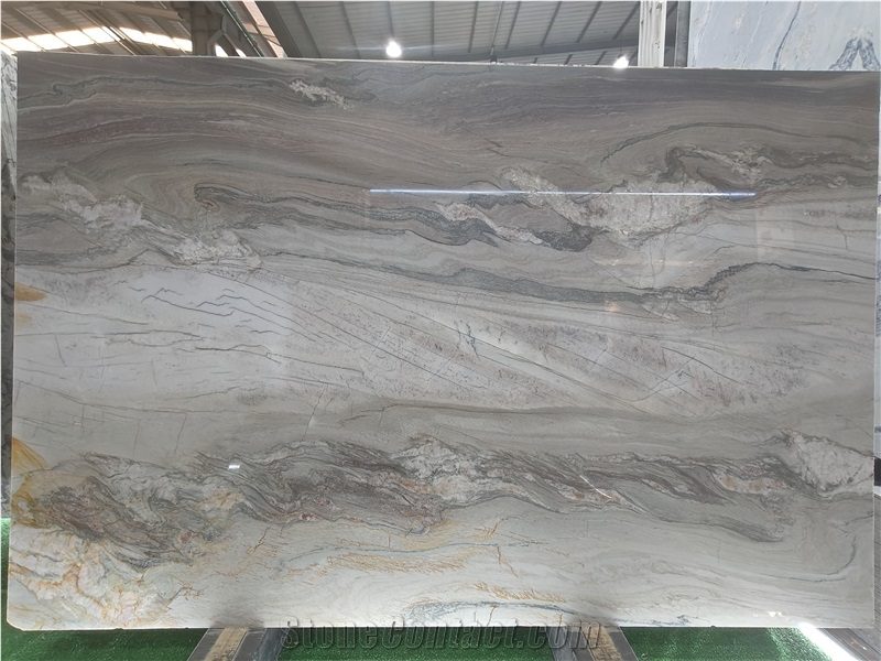 Customizable Luxury Aquarella Macauba Quartzite Quartzite Slabs