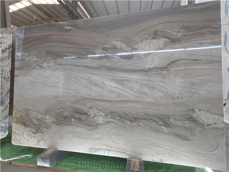 Customizable Luxury Aquarella Macauba Quartzite Quartzite Slabs
