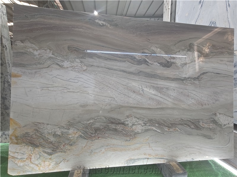 Customizable Luxury Aquarella Macauba Quartzite Quartzite Slabs