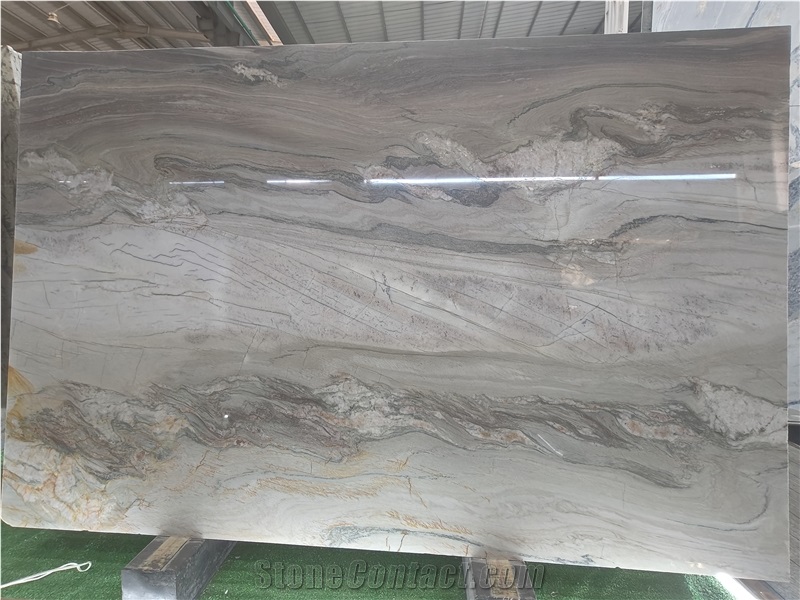 Customizable Luxury Aquarella Macauba Quartzite Quartzite Slabs