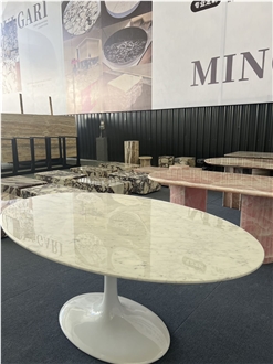 Customizable Size Natural Stone Dining Table Tops