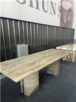 Customizable Size Natural Stone Dining Table Tops