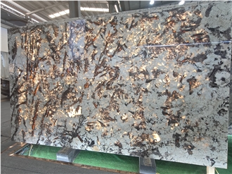 Customizable Splendor White Granite Natural Stone Slabs