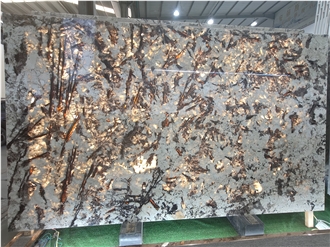 Customizable Splendor White Granite Natural Stone Slabs