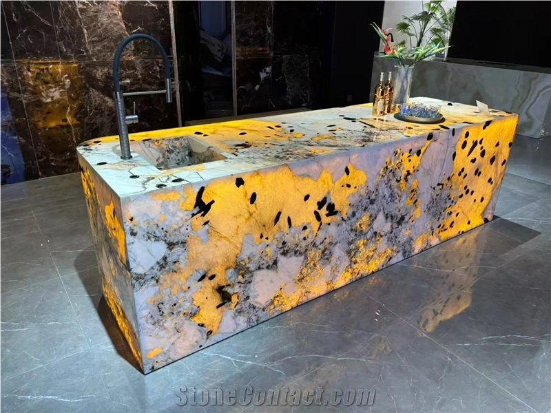 Customized Patagonia Luxury Stone Kitchen Countertop
