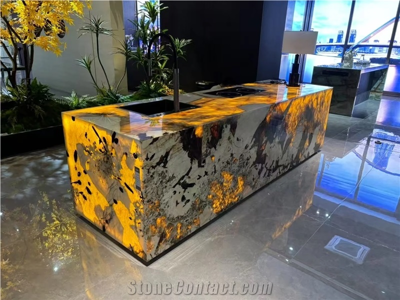Customized Patagonia Luxury Stone Kitchen Countertop