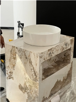 High Quality Luxury Patagonia Quartzite Basin Sink Bath Top