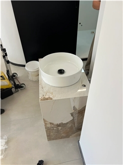 High Quality Luxury Patagonia Quartzite Basin Sink Bath Top
