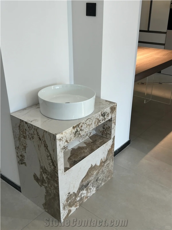 High Quality Luxury Patagonia Quartzite Basin Sink Bath Top