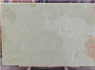 Light Green Onyx Slabs