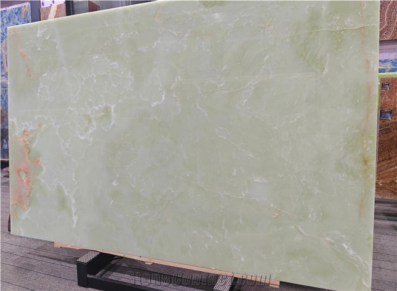 Light Green Onyx Slabs