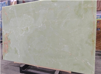 Light Green Onyx Slabs
