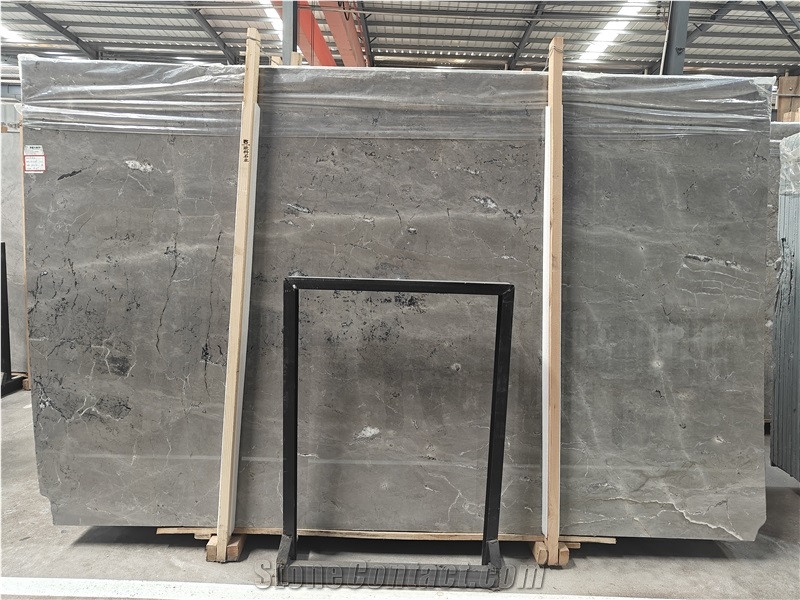 Low Price Promotion Modern Luxury Gray Marble Slab Tiles