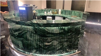Luxury Green Norway Verde Lapponia Quartzite Slab Tiles