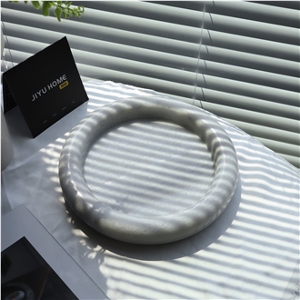 Luxury Natural Marble Dry Fruit Tray For Home Decor Products