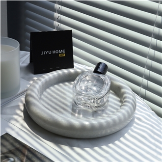 Luxury Natural Marble Dry Fruit Tray For Home Decor Products