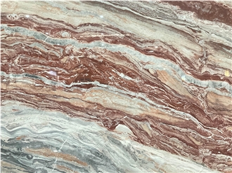 Monica Red Marble Slabs