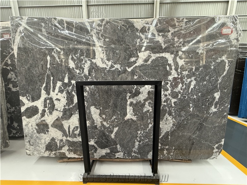 Natural Stone Bulgari Grey Marble Polished Big Slab Tiles